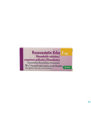 Rosuvastatin hcs  5mg    comp pell  28 x  5mg