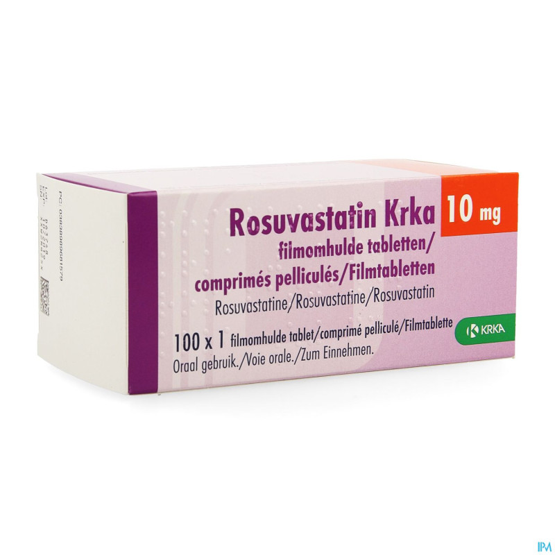 Rosuvastatin hcs 10mg    comp pell 100 x 10mg