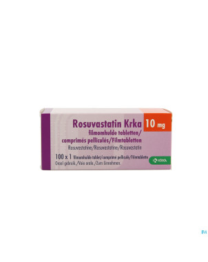 Rosuvastatin hcs 10mg    comp pell 100 x 10mg