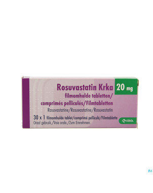 Rosuvastatin hcs 20mg    comp pell  30 x 20mg