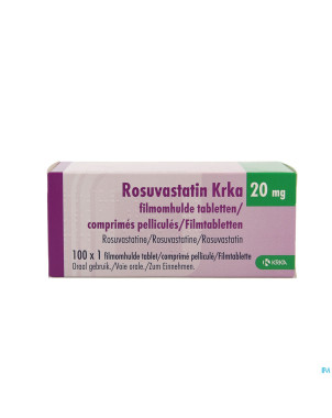 Rosuvastatin hcs 20mg    comp pell 100 x 20mg