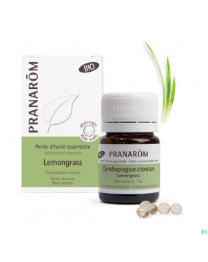 Perles lemongrass    hle ess fl 60 pranarom
