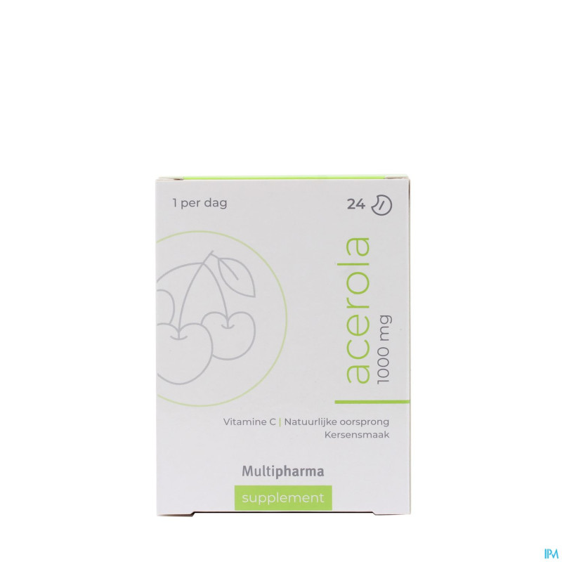 Mph acerola 1000mg comp a croquer 24