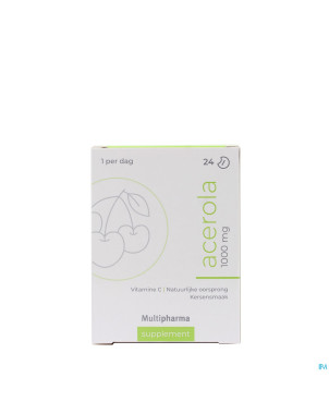 Mph acerola 1000mg comp a croquer 24