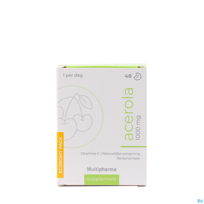 Mph acerola 1000mg comp a croquer 48