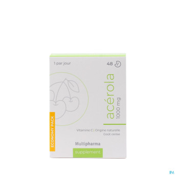 Mph acerola 1000mg comp a croquer 48