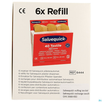 Salvequick recharge textile 6pc