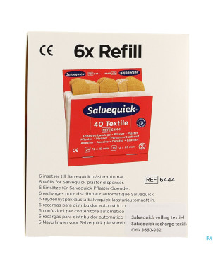 Salvequick recharge textile 6pc