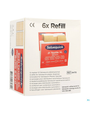 Salvequick recharge textile xl 6pc