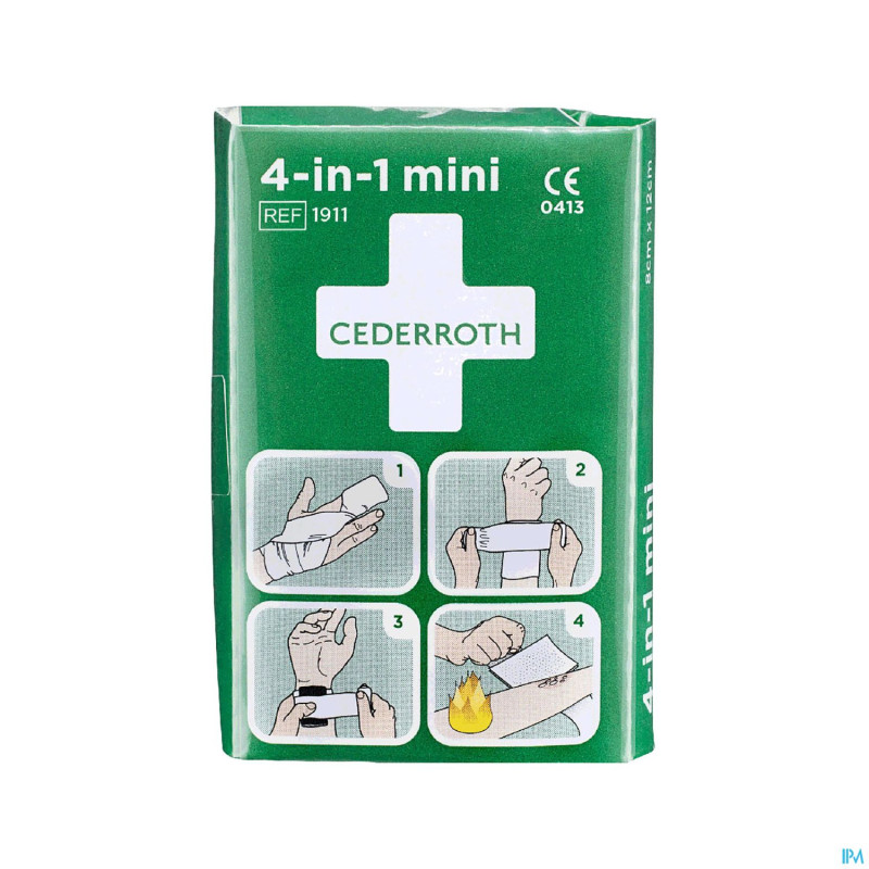 Cederroth 4en1 mini pansement compressif