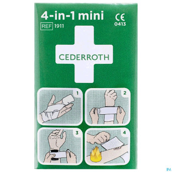 Cederroth 4en1 mini pansement compressif