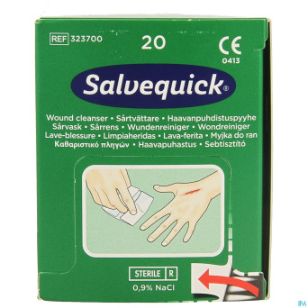 Salvequick savett 20 lingettes