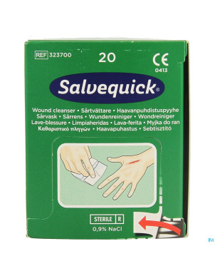 Salvequick savett 20 lingettes