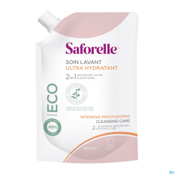 Saforelle soin lavant ultra hydra eco rechar.400ml