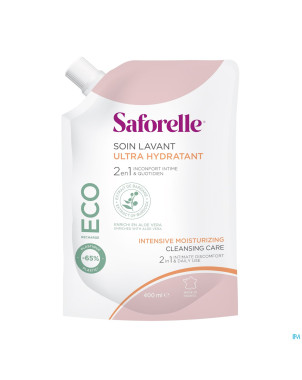 Saforelle soin lavant ultra hydra eco rechar.400ml