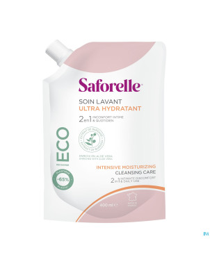 Saforelle soin lavant ultra hydra eco rechar.400ml