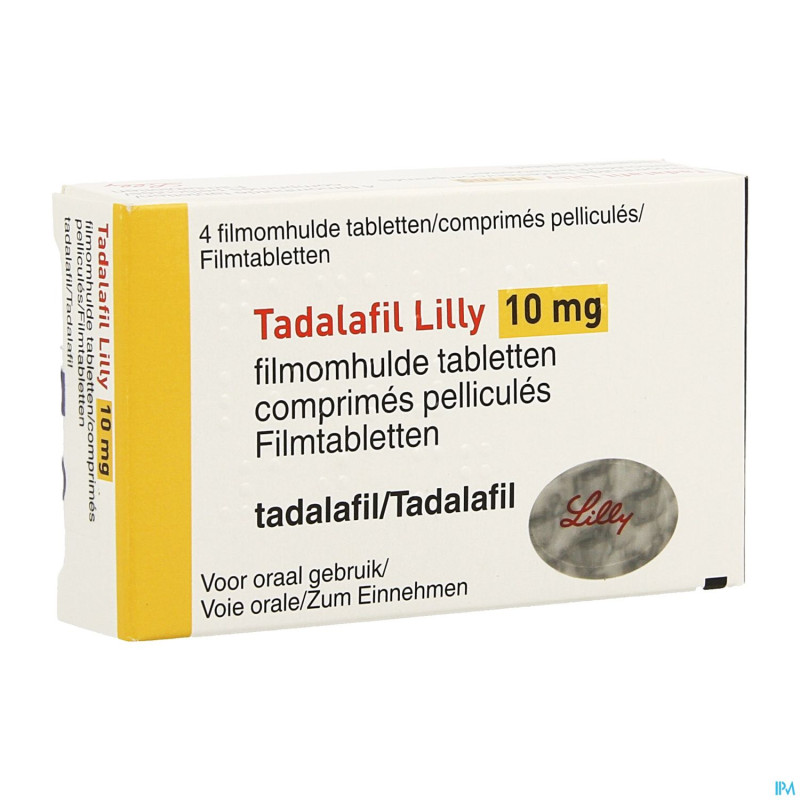 Tadalafil lilly 10mg comp pell  4 x 10mg