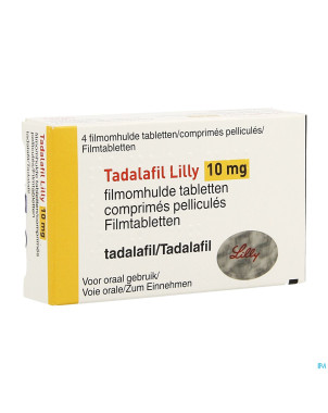 Tadalafil lilly 10mg comp pell  4 x 10mg