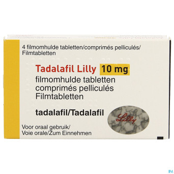 Tadalafil lilly 10mg comp pell  4 x 10mg