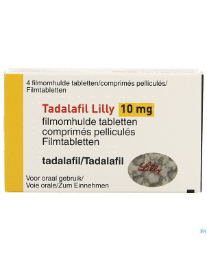 Tadalafil lilly 10mg comp pell  4 x 10mg