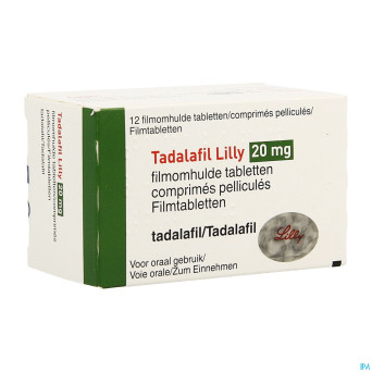 Tadalafil lilly 20mg comp pell  12 x 20mg