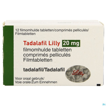 Tadalafil lilly 20mg comp pell  12 x 20mg