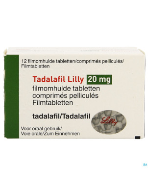 Tadalafil lilly 20mg comp pell  12 x 20mg