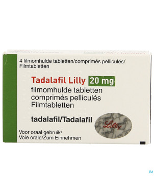 Tadalafil lilly 20mg comp pell   4 x 20mg