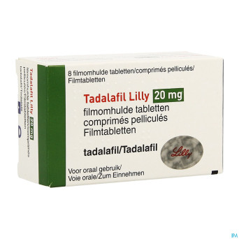Tadalafil lilly 20mg comp pell   8 x 20mg