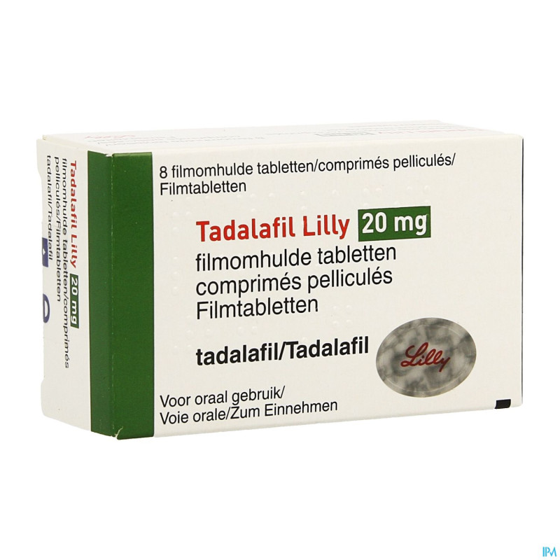 Tadalafil lilly 20mg comp pell   8 x 20mg