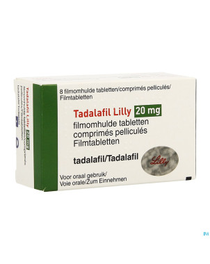 Tadalafil lilly 20mg comp pell   8 x 20mg