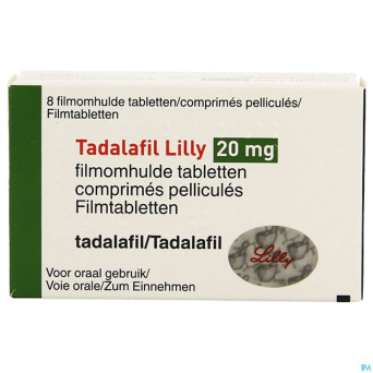 Tadalafil lilly 20mg comp pell   8 x 20mg