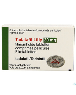 Tadalafil lilly 20mg comp pell   8 x 20mg