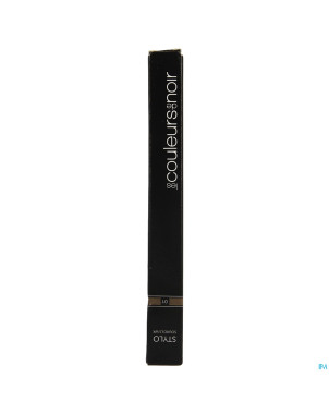 Couleurs de noir stylo sourcil01 blond/brunet.