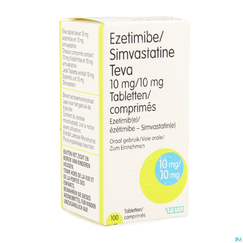Ezesimteva 10mg/10mg comp 100