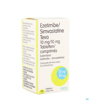 Ezesimteva 10mg/10mg comp 100