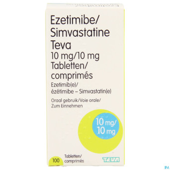 Ezesimteva 10mg/10mg comp 100