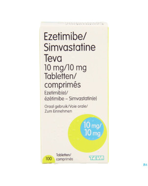 Ezesimteva 10mg/10mg comp 100
