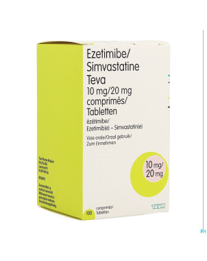 Ezesimteva  10mg/20mg comp 100 hdpe