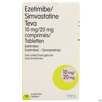 Ezesimteva  10mg/20mg comp 100 hdpe