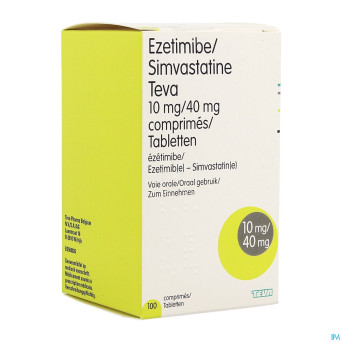 Ezesimteva 10mg/40mg comp 100