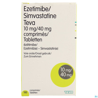 Ezesimteva 10mg/40mg comp 100