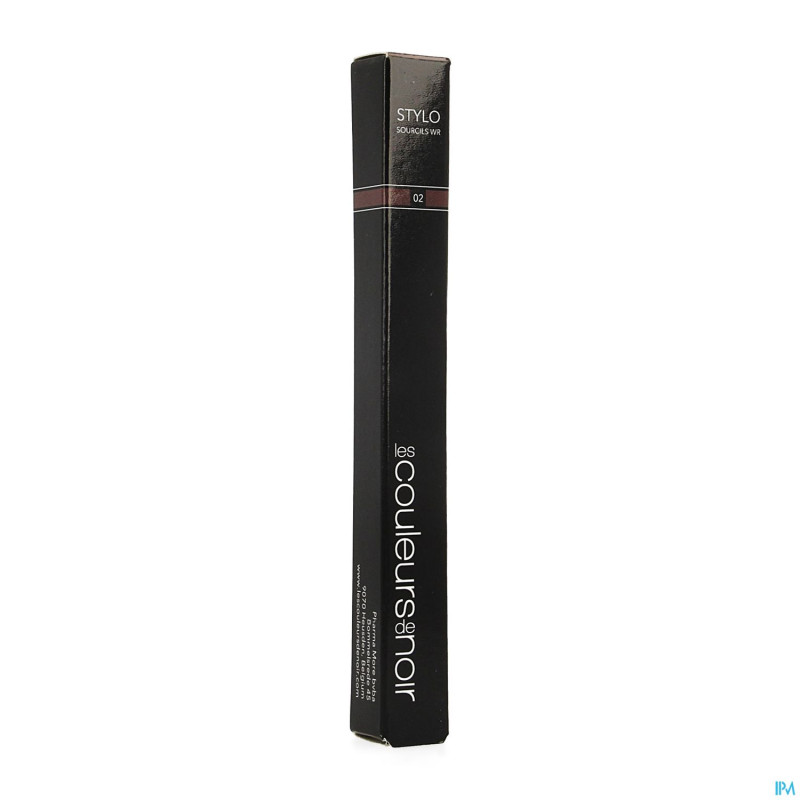 Couleurs de noir stylo sourcil 02 brunet./noir
