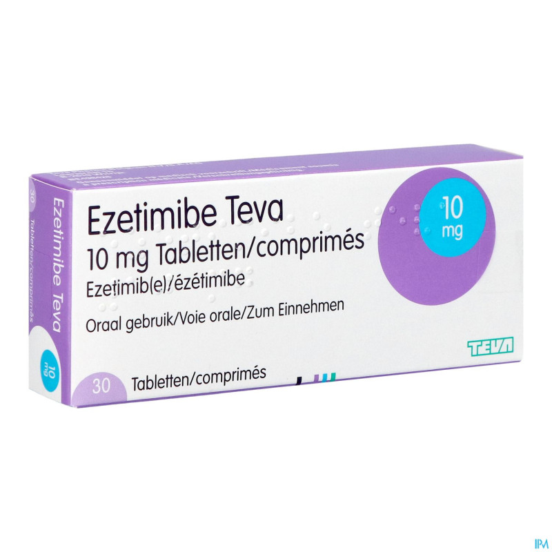 Ezetimibe teva generics 10mg comp  30