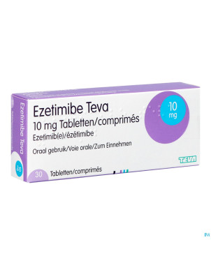 Ezetimibe teva generics 10mg comp  30