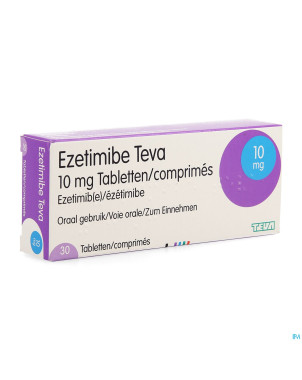 Ezetimibe teva generics 10mg comp  30