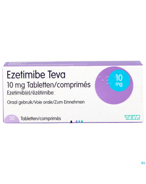 Ezetimibe teva generics 10mg comp  30