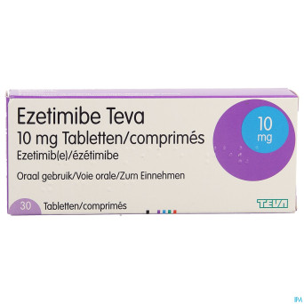 Ezetimibe teva generics 10mg comp  30