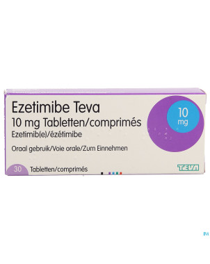 Ezetimibe teva generics 10mg comp  30