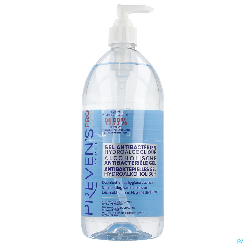 Preven's gel antibacterien hydroalcoolique   fl 1l